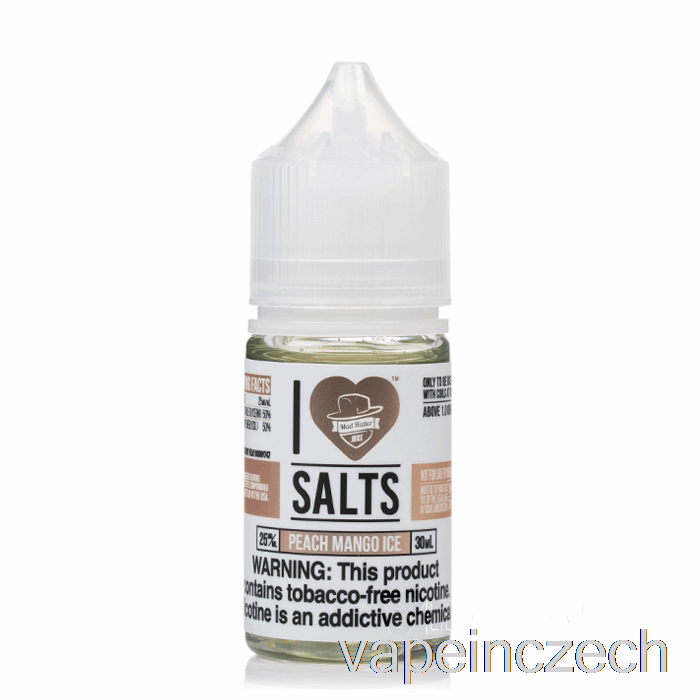 Broskev Mango Led - Miluji Soli - 30 Ml 50mg Vape Pero